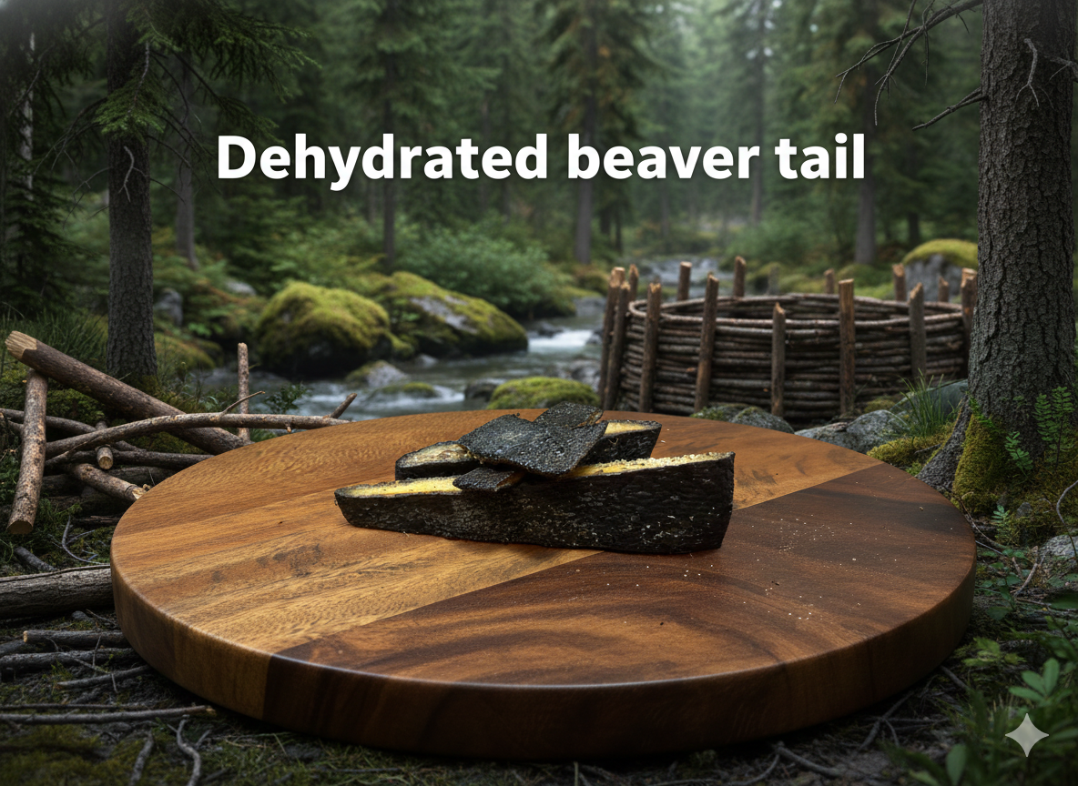 Dehydrated Beaver Tail
